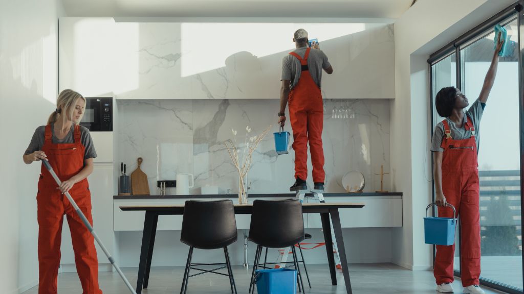 Sydney cleaning business owner choosing between DIY website builder and professional WordPress design